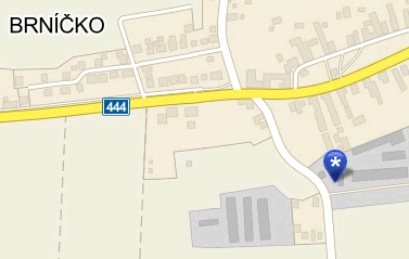 mapa stánek pro prodej vajec - Brníčko